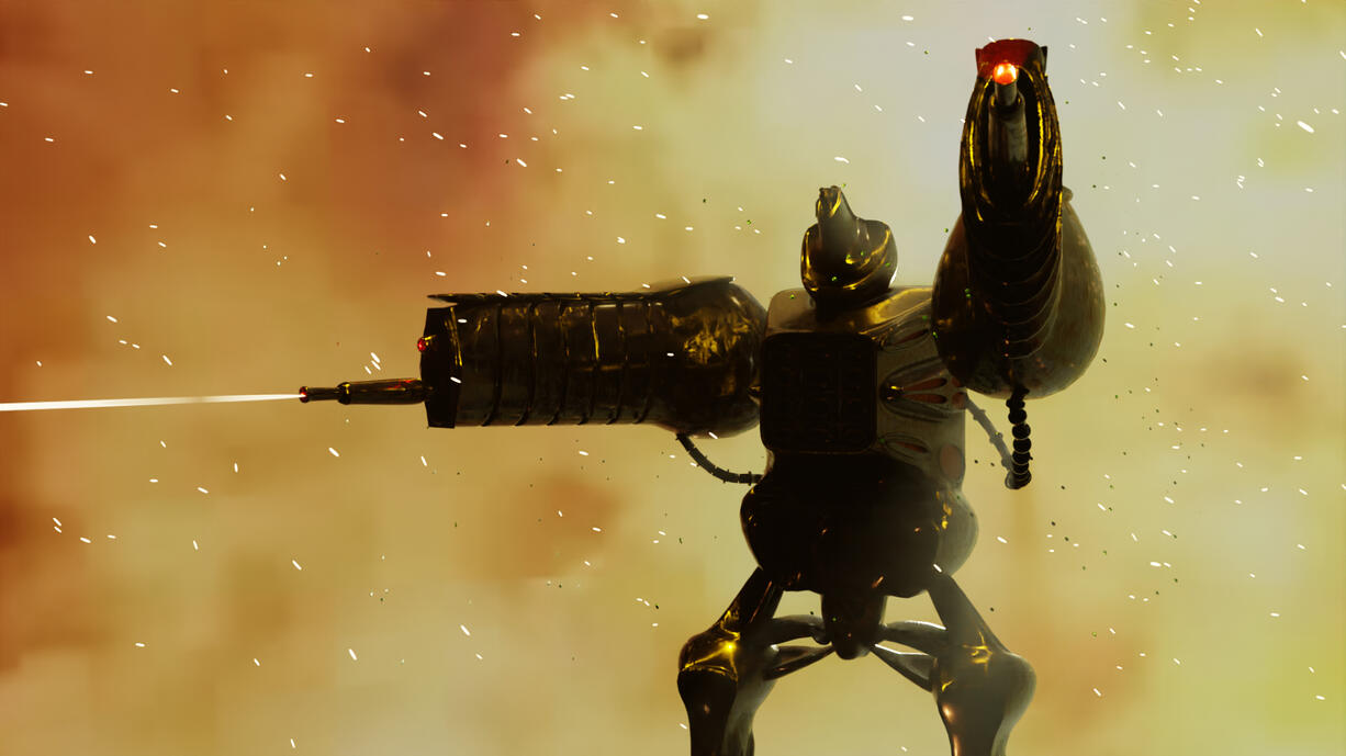 Baked & Rigged 3D Intermediate Model - 2024